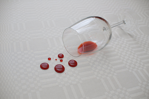 spilled-wine